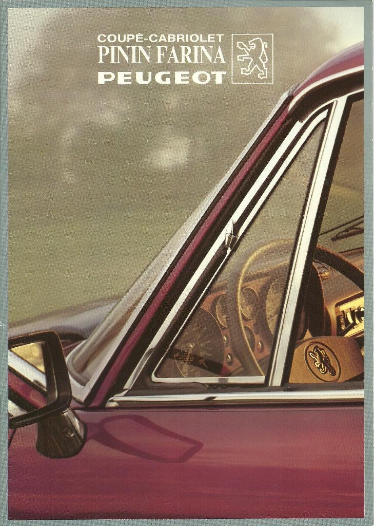Peugeot 504 cabriolet folders, Ophalen of Verzenden, Gelezen, Peugeot