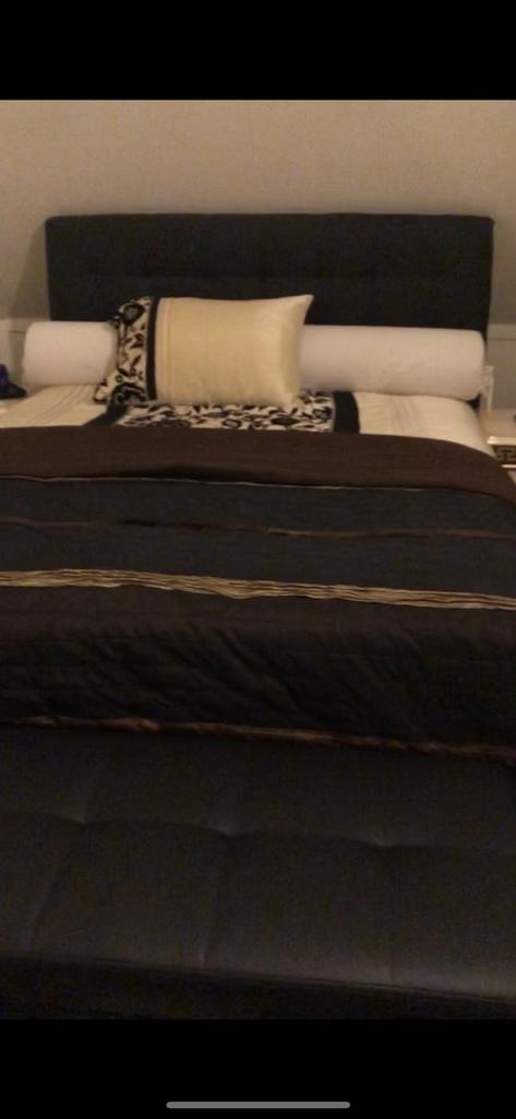 Bed 160x200 met opbergruimte + bankje, Huis en Inrichting, Slaapkamer | Bedden, Gebruikt, Tweepersoons, Ophalen of Verzenden, 200 cm