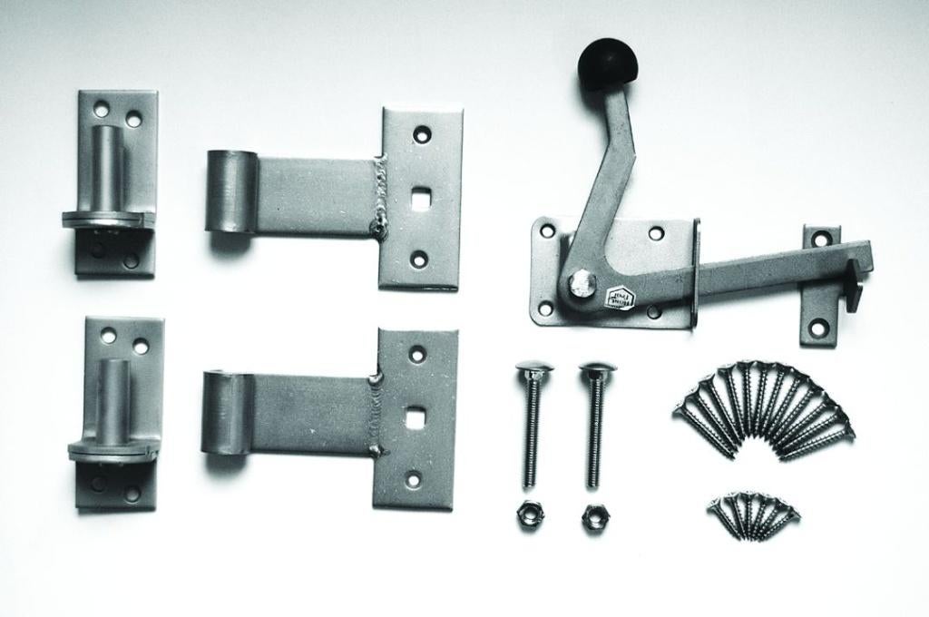 Hekpoortbeslag 02 rvs A2, Ophalen of Verzenden, Nieuw, 100 tot 250 mm, Rvs