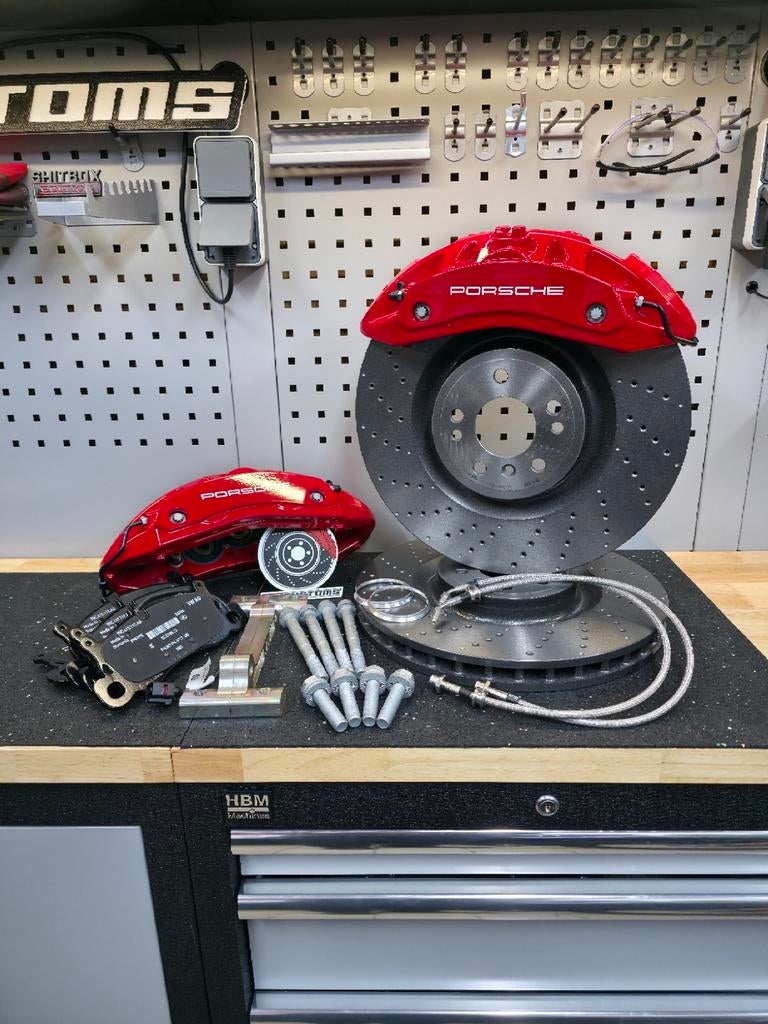 Nieuwe 375mm Porsche Macan big brake kit! Golf 5/6/7/8 mqc, Ophalen, Nieuw, Porsche