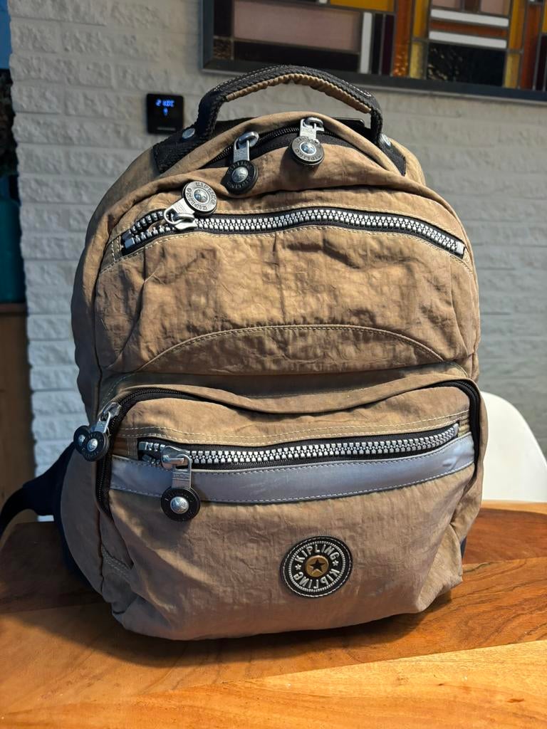 Kipling schooltas Rugtas met beugel, Sieraden, Tassen en Uiterlijk, Tassen | Schooltassen, Ophalen of Verzenden, Zo goed als nieuw