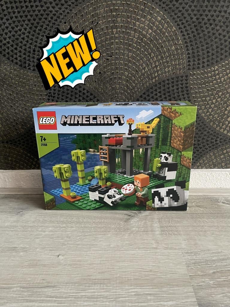 LEGO Minecraft Het Pandaverblijf 21158 - Nieuw, Kinderen en Baby's, Speelgoed | Duplo en Lego, Nieuw, Lego, Complete set, Ophalen of Verzenden