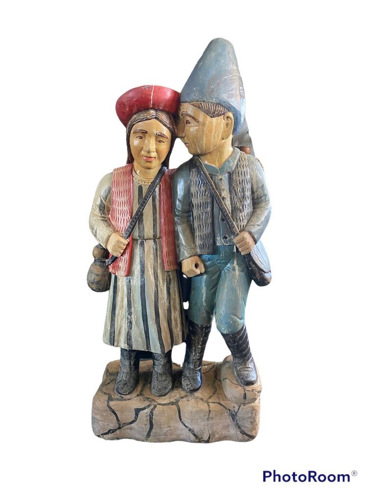 Houten beeld, Ophalen of Verzenden