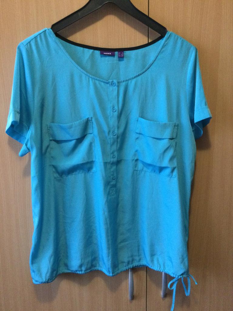 Dames  mexx zomer blouse maat 40 korte mouw, Kleding | Dames, Blouses en Tunieken, Maat 38/40 (M), Mexx, Blauw, Ophalen of Verzenden