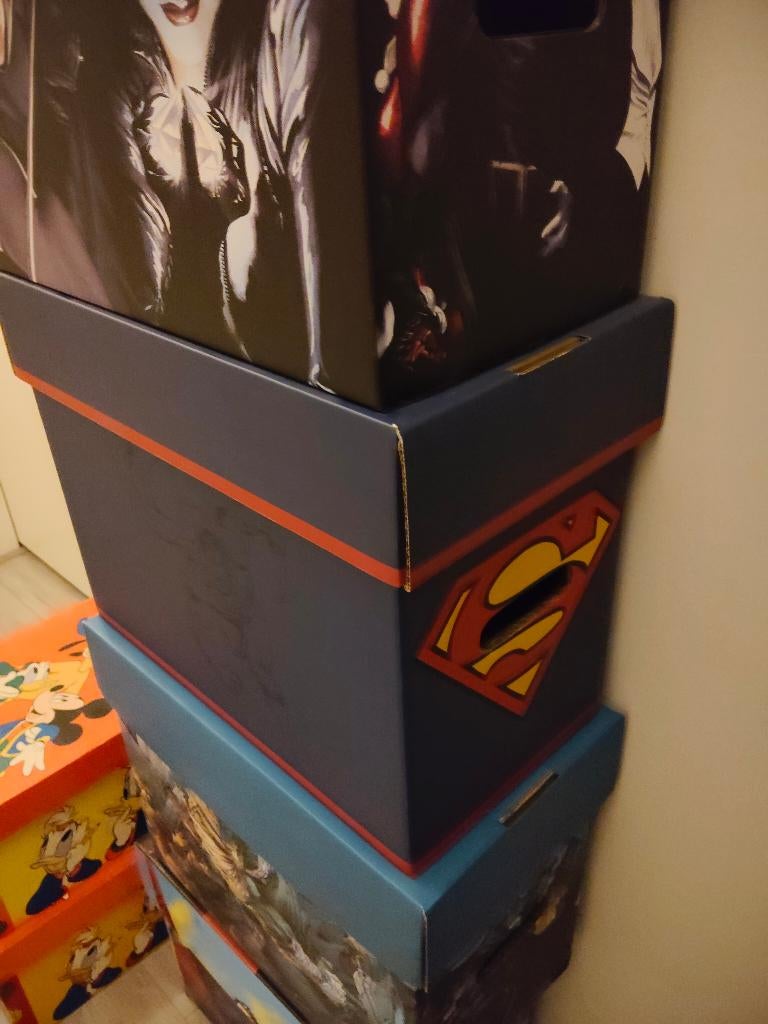 4 Shortboxen voor comics pst€15, Boeken, Strips | Comics, Eén comic, Ophalen of Verzenden, Zo goed als nieuw, Amerika
