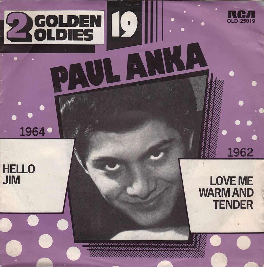 Paul Anka - Hello Jim 7", 7 inch, Single, Ophalen of Verzenden, Zo goed als nieuw