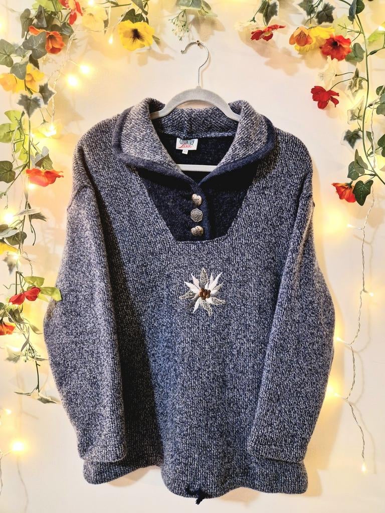 Heerlijk comfortabel vintage trachten Country Line trui, Ophalen of Verzenden, Zo goed als nieuw, Maat 42/44 (L)