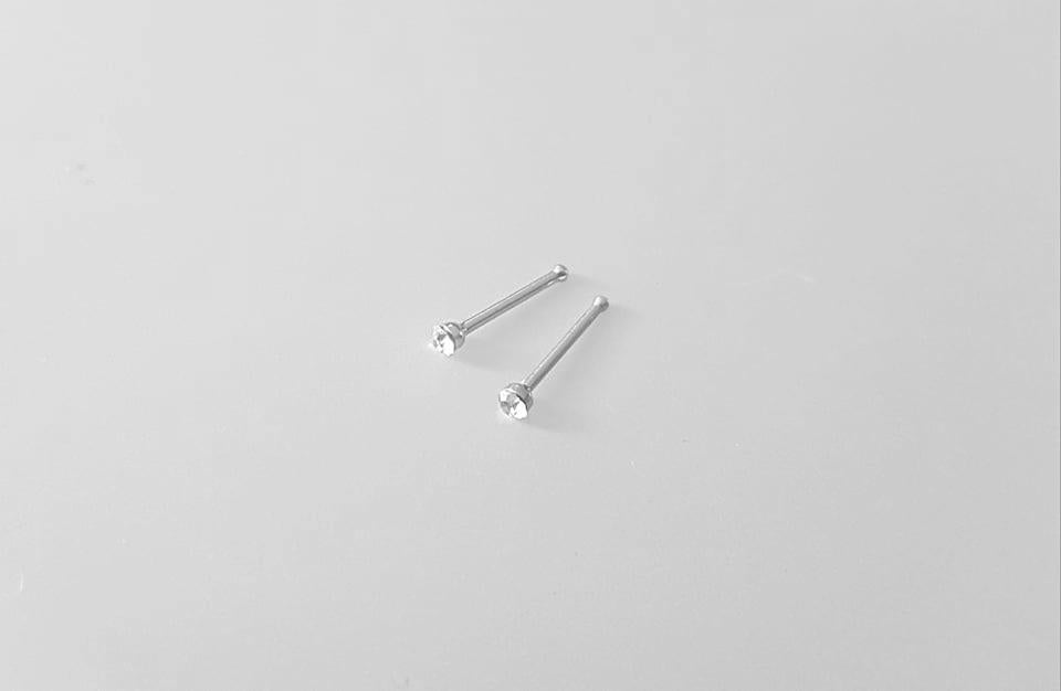 Neuspiercing staafje (5 stuks voor €0,75), Sieraden, Tassen en Uiterlijk, Piercings, Staal, Nieuw, Ophalen of Verzenden, Neuspiercing