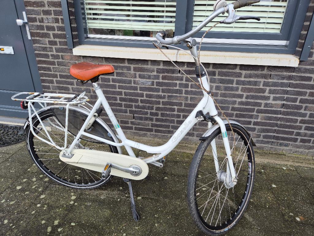 Opknappertje mamafiets Gazelle Bloom (grote framemaat), Ophalen, Gebruikt, Dubbele standaard, 56 cm of meer