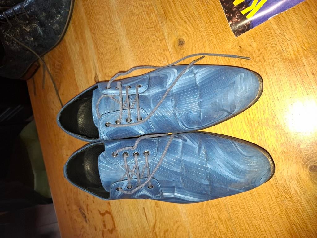 Lureaux schoen 44 blauw zeer goed, zie andere, Ophalen of Verzenden, Zo goed als nieuw, Blauw