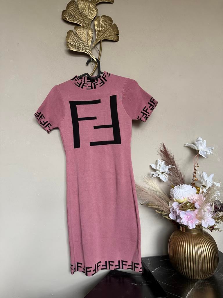 Fendi Jurk Maat S, Kleding | Dames, Ophalen of Verzenden, Zo goed als nieuw, Maat 36 (S)