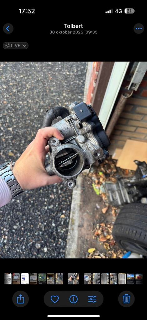 Gaskleppenhuis volkswagen, Ophalen of Verzenden, Zo goed als nieuw, Benzine, Overige modellen