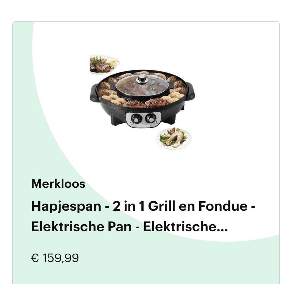 Nieuwe 2-in-1 Hotpot/Fondue & BBQ/Grill in originele doos, Ophalen of Verzenden, Nieuw, Elektrisch, Fondueset