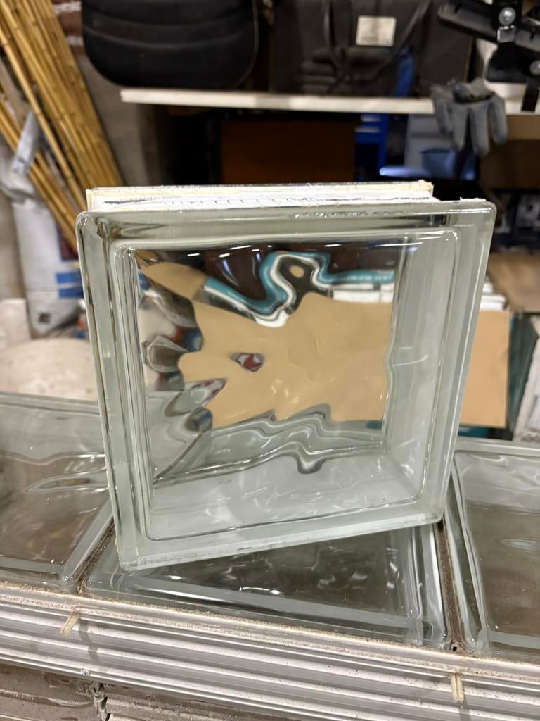 Glazen bouwstenen divers maten, Doe-het-zelf en Verbouw, Minder dan 80 cm, Overige typen, Ophalen of Verzenden, Zo goed als nieuw