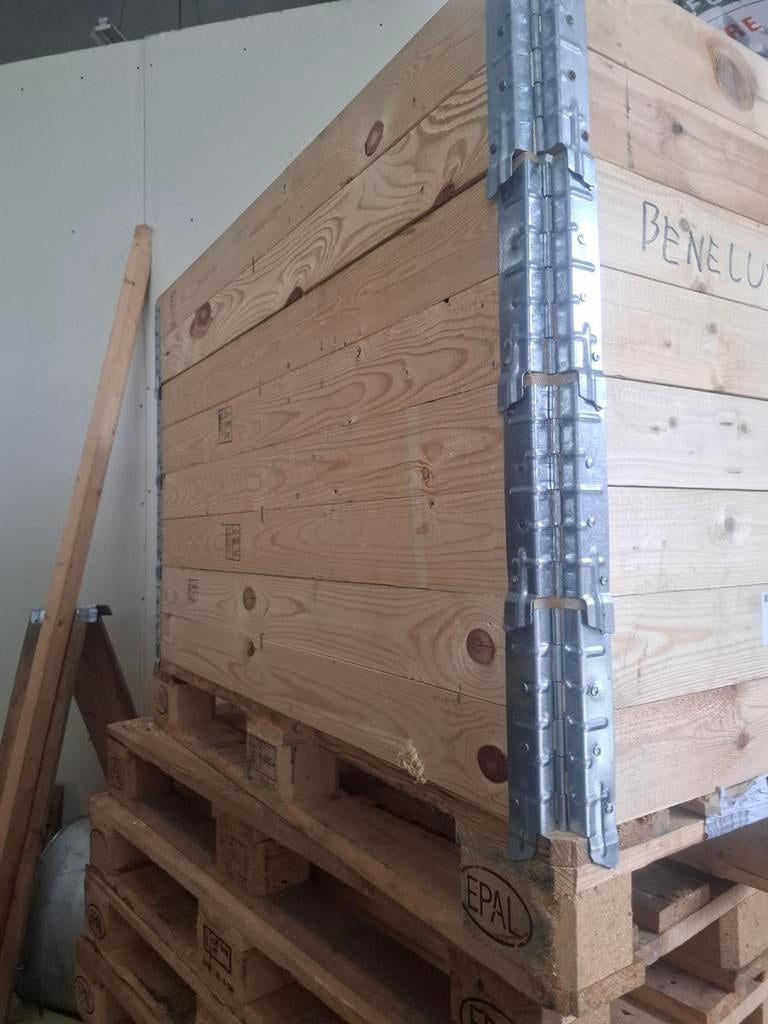 Opzetranden 80/120,moestuinranden, Doe-het-zelf en Verbouw, Hout en Planken, Ophalen, Zo goed als nieuw, 50 mm of meer, Pallet