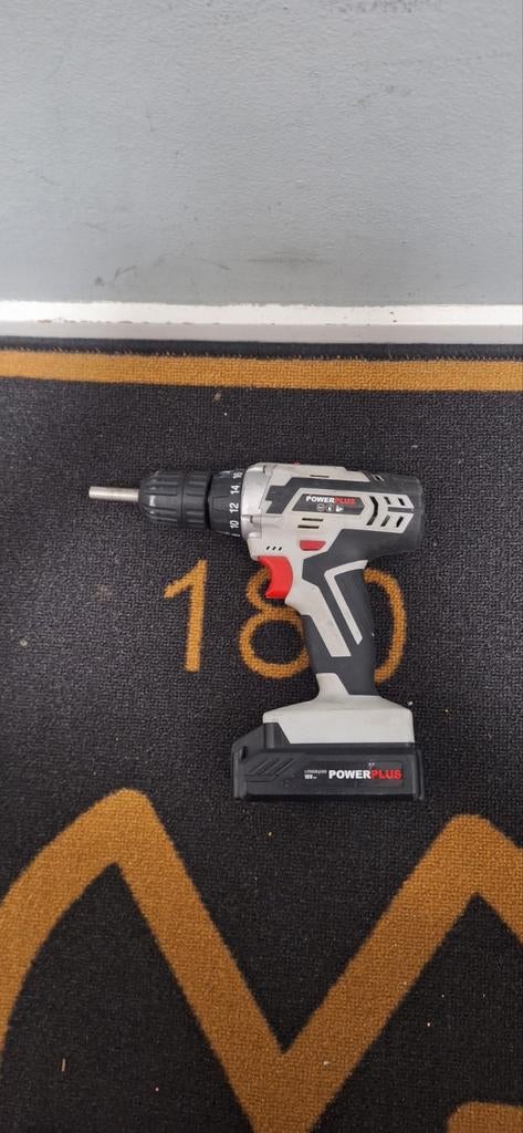 Powerplus 16V Accuboormachine, Doe-het-zelf en Verbouw, Gereedschap | Boormachines, Gebruikt, Boor- en Schroefmachine, Minder dan 400 watt