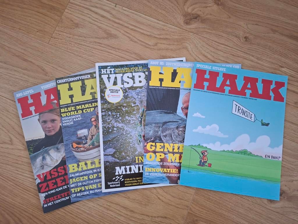 Haak en visblad tijdschriften, Ophalen of Verzenden, Zo goed als nieuw, Sport en Vrije tijd