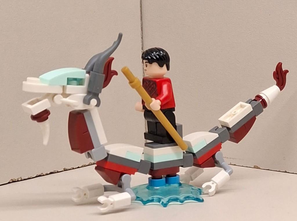 LEGO 30454 Shang-Chi en de grote beschermer, Kinderen en Baby's, Speelgoed | Duplo en Lego, Zo goed als nieuw, Lego, Complete set