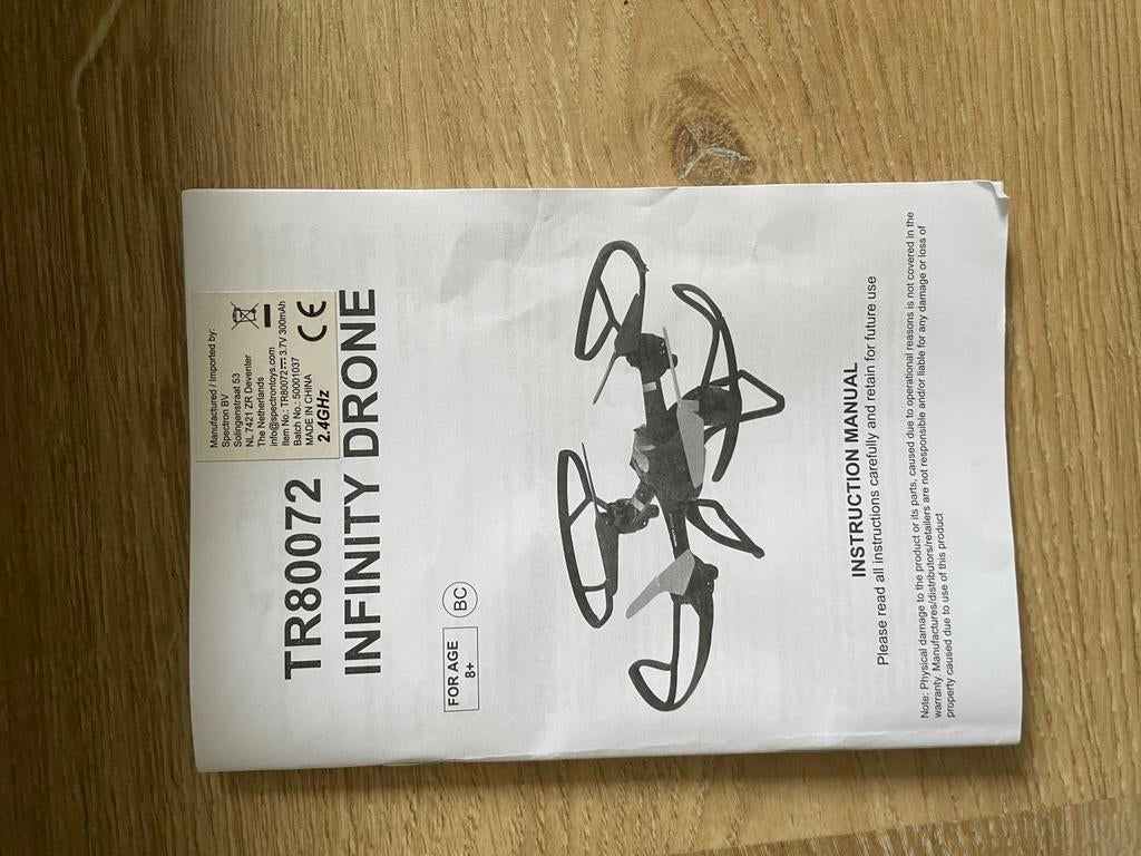 Speelgoed Drone - Infinity Drone TR80072, Ophalen, Overige merken, Minder dan 100 meter, Speelgoeddrone