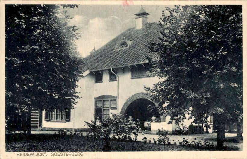 Soesterberg - Heidewijck, Ophalen of Verzenden, 1920 tot 1940, Gelopen, Utrecht