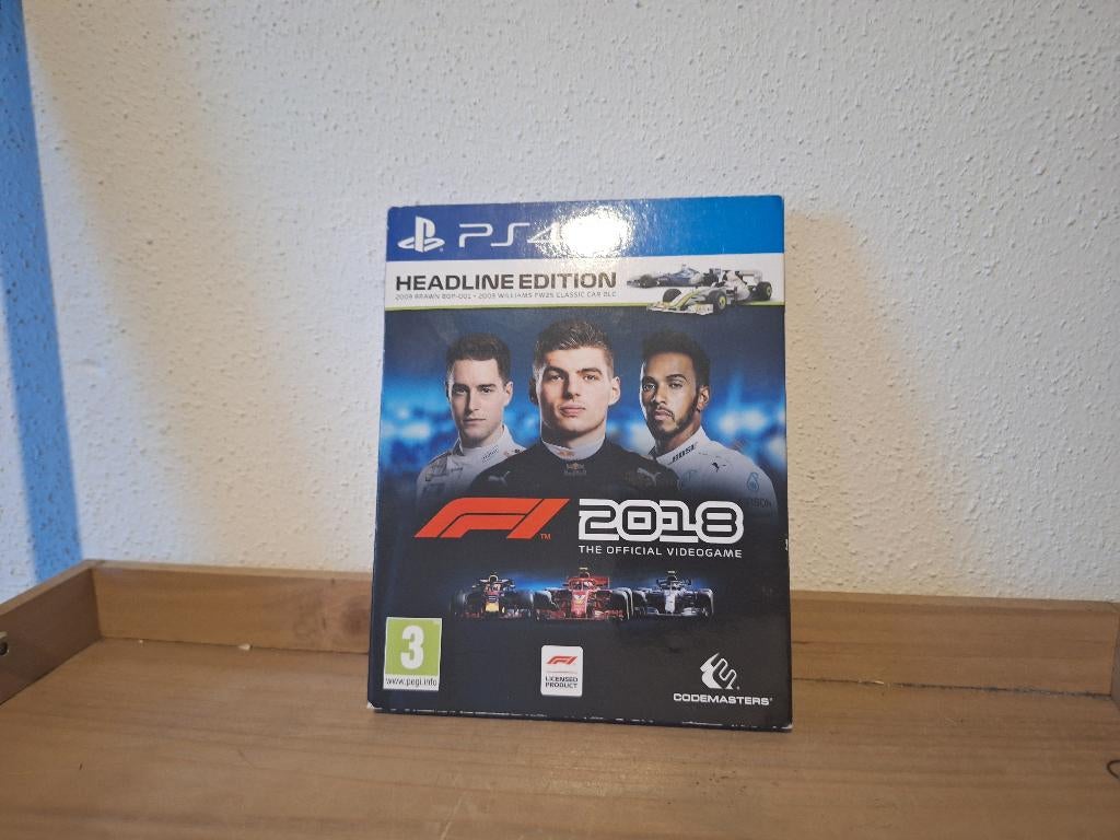 F1 2018 met slipcover, 1 speler, Racen en Vliegen, Ophalen of Verzenden, Zo goed als nieuw