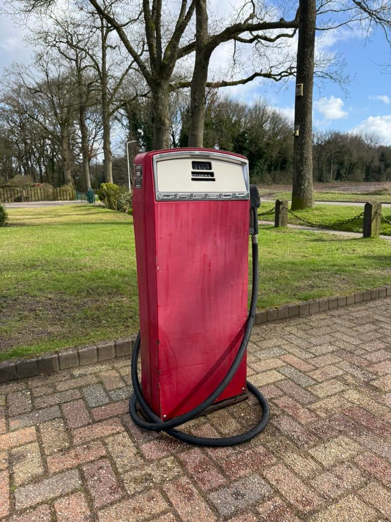 Oude Gasboy benzinepomp oldtimer auto motor garage mancave, Ophalen, Zo goed als nieuw