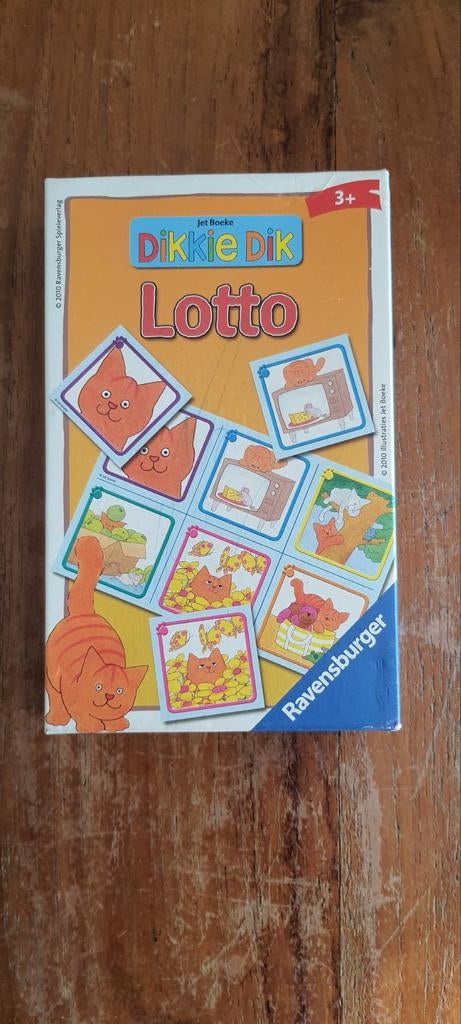 Dikkie Dik Lotto - Ravensburger (3+ jaar), Een of twee spelers, Ophalen of Verzenden, Gebruikt, Ravensburger