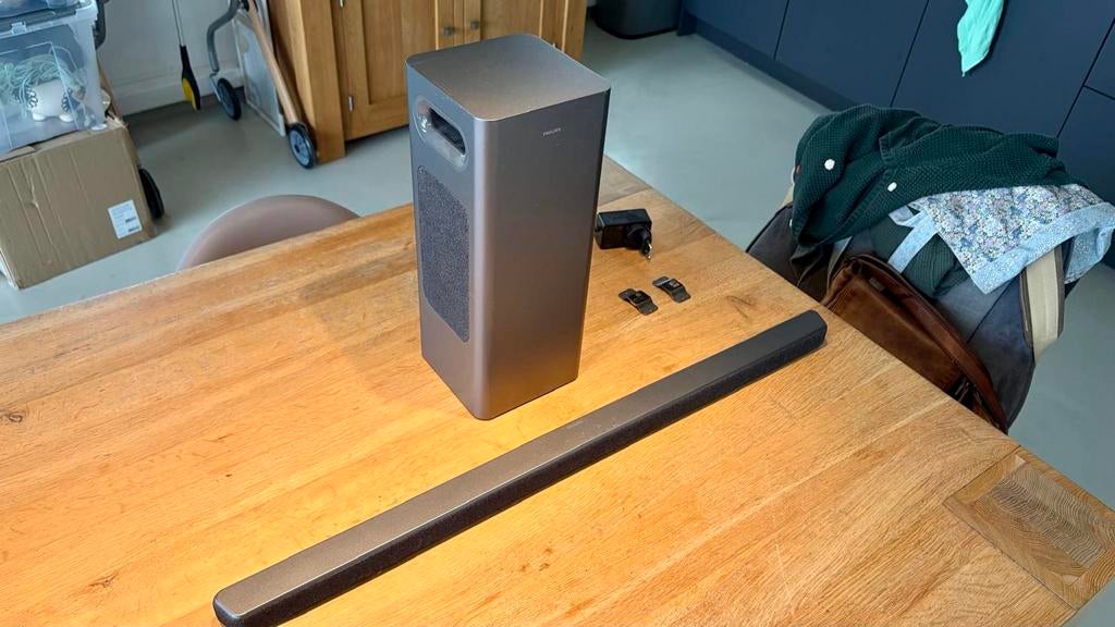 Philips soundbar 2.1 met subwoofer, Ophalen, Bluetooth, Zo goed als nieuw