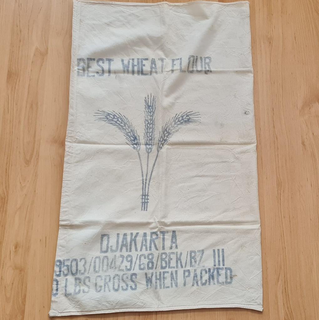 Meelzak uit Nederlands Indië, jaren '40/50, Antiek en Kunst, Curiosa en Brocante, Ophalen of Verzenden