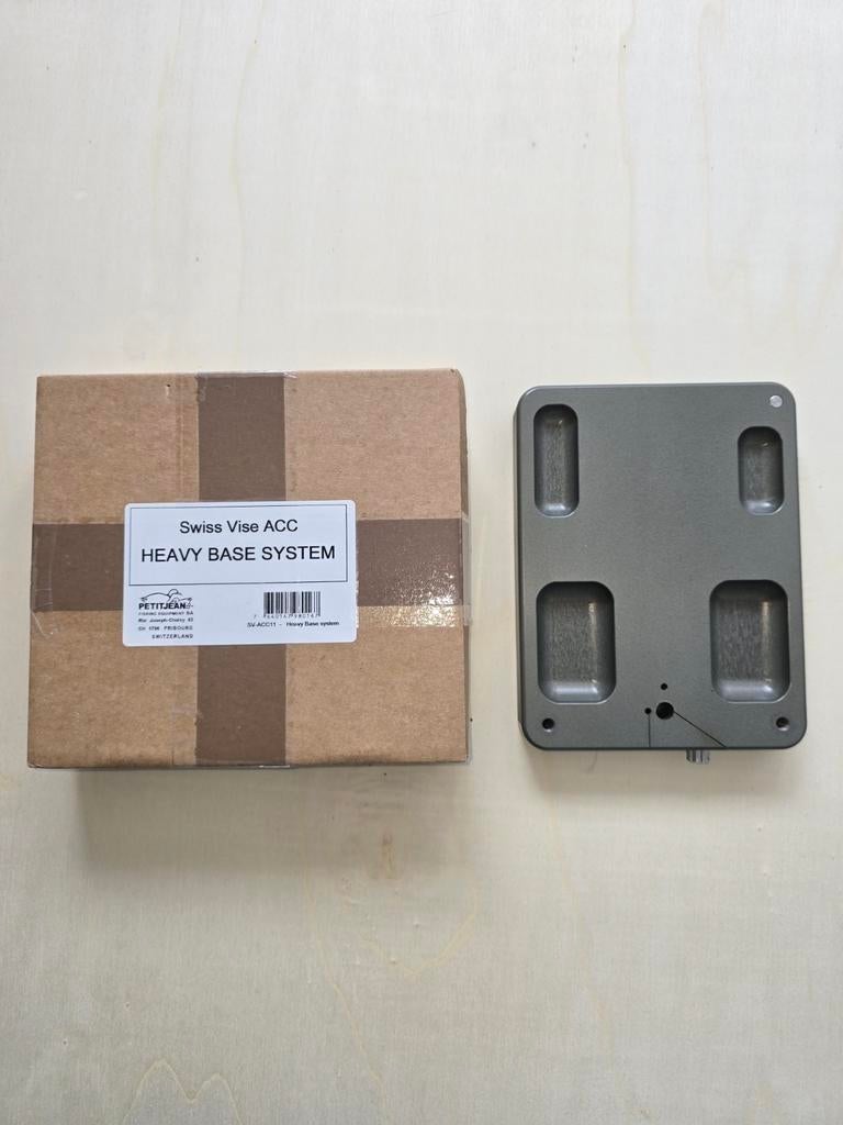 Petitjean Swiss Vise ACC Heavy Base System, Watersport en Boten, Ophalen of Verzenden, Zo goed als nieuw, Overige typen