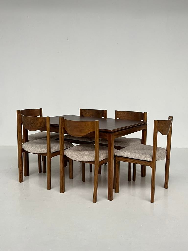 Vintage eethoek, Huis en Inrichting, Complete eetkamers, Vintage, Zo goed als nieuw, 4 tot 6 stoelen, ÅTMØS