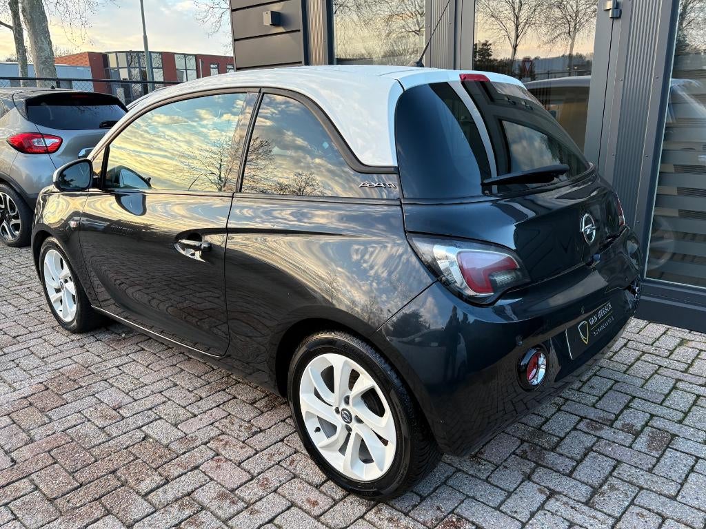 Opel Adam 1.2 Jam Favourite | Airco Navi Two-tone | 2016, Ophalen, 1229 cc, Zwart, Handgeschakeld