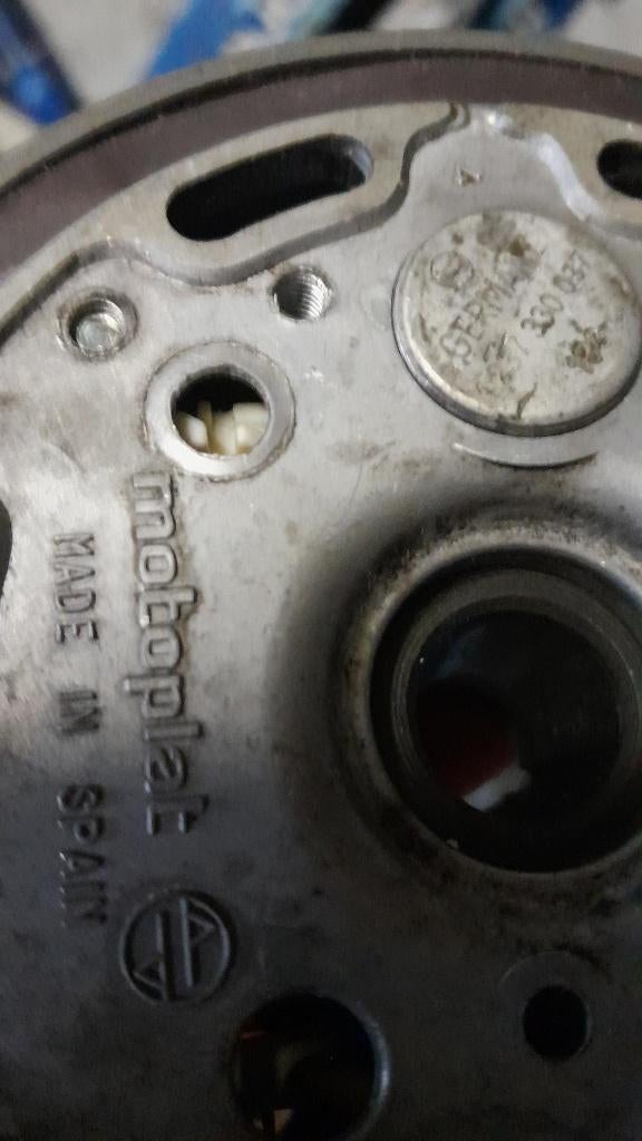 Motoplat ontsteking Puch Maxi 2 gang, Ophalen, Gebruikt, Blok