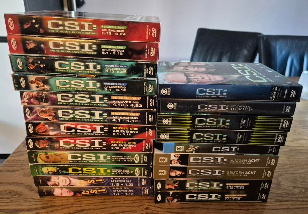 CSI: Crime Scene Investigation DVD Boxsets Seizoen 1-11, Cd's en Dvd's, Gebruikt, Boxset, Ophalen of Verzenden, Actie en Avontuur