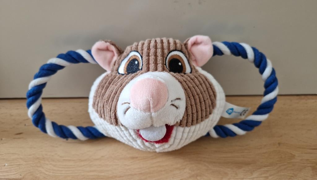 Albert heijn Hamster ah knuffel dierendag touw hond dieren, Ophalen of Verzenden, Zo goed als nieuw, Overige typen