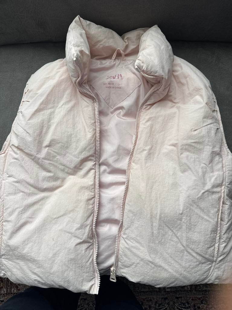 Zara bodywarmer lichtroze, Kleding | Dames, Bodywarmers, Ophalen of Verzenden, Gedragen, Maat 34 (XS) of kleiner, Roze