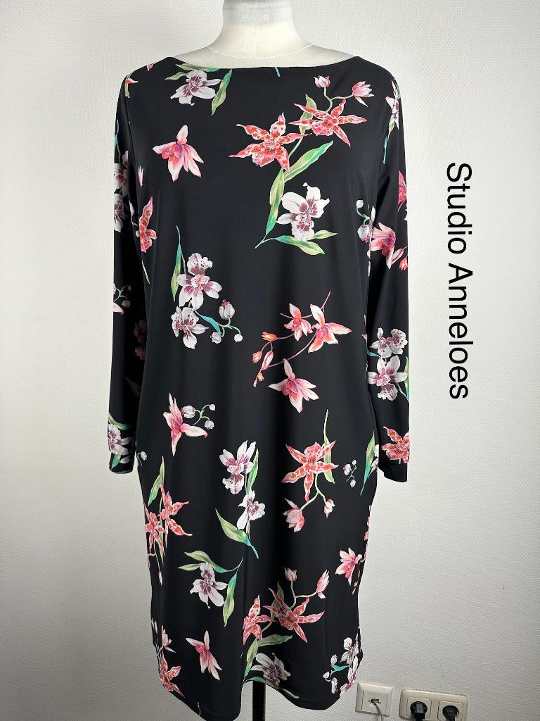 Studio Anneloes Jurk  (mt: 42) KL/9204, Studio Anneloes, Blauw, Studio Anneloes, Maat 42/44 (L)