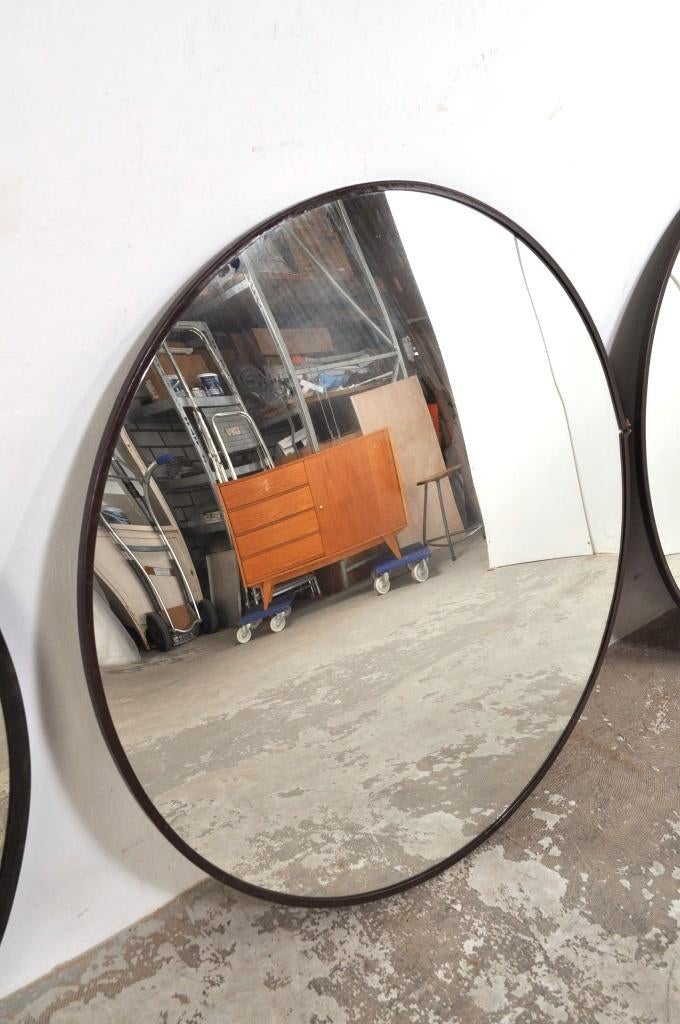 Convex mirror industriële bolle spiegels spiegel 121 cm, Gebruikt, 100 tot 150 cm, Rond, Ophalen of Verzenden