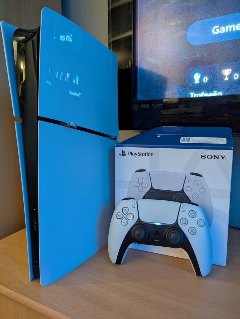 Playstation 5 Slim 1TB met TMR Controller, Ophalen, Zo goed als nieuw, Playstation 5 Digital