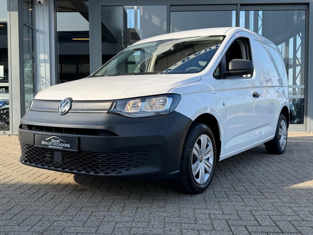 Volkswagen CADDY 2.0 TDI L1H1 BMT COMFORT AIRCO CARPLAY PDC, Volkswagen, Wit, Bedrijf, 2 stoelen