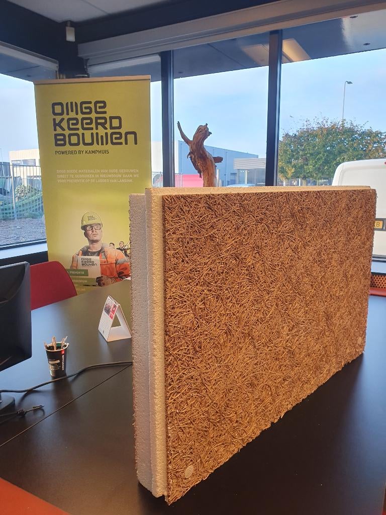 Isolatie wand plafond Heraklith plaat houtwol cement ( 337 ), Overige materialen, Gebruikt, Minder dan 5 m², Nb