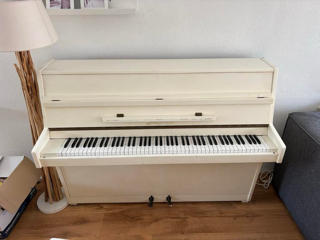 Zimmermann Piano - Wit, Ophalen, Gebruikt, Wit, Piano