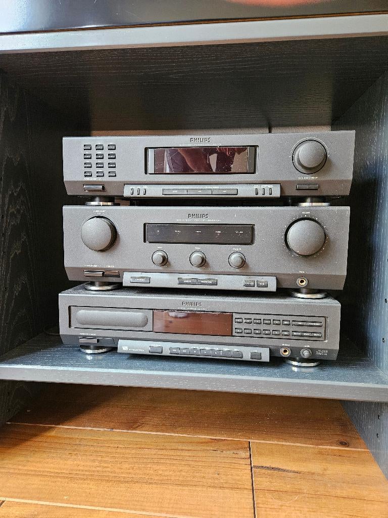 Philips, 900 serie set FT920, FA 911, CD911 Kenwood LS-29, Audio, Tv en Foto, Stereo-sets, Philips, Gebruikt, Tuner of Radio, Losse componenten