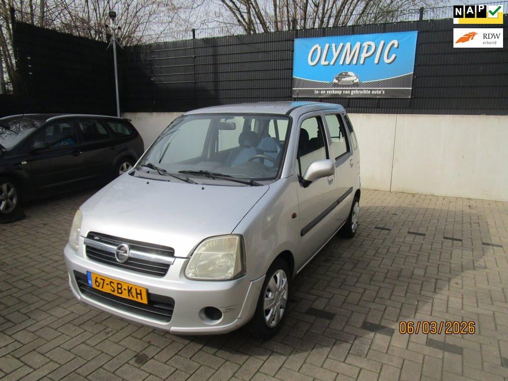 Opel Agila 1.2-16V Flexx cool +Airco +Nieuwe Apk, Voorwielaandrijving, 4 cilinders, 1229 cc, Origineel Nederlands