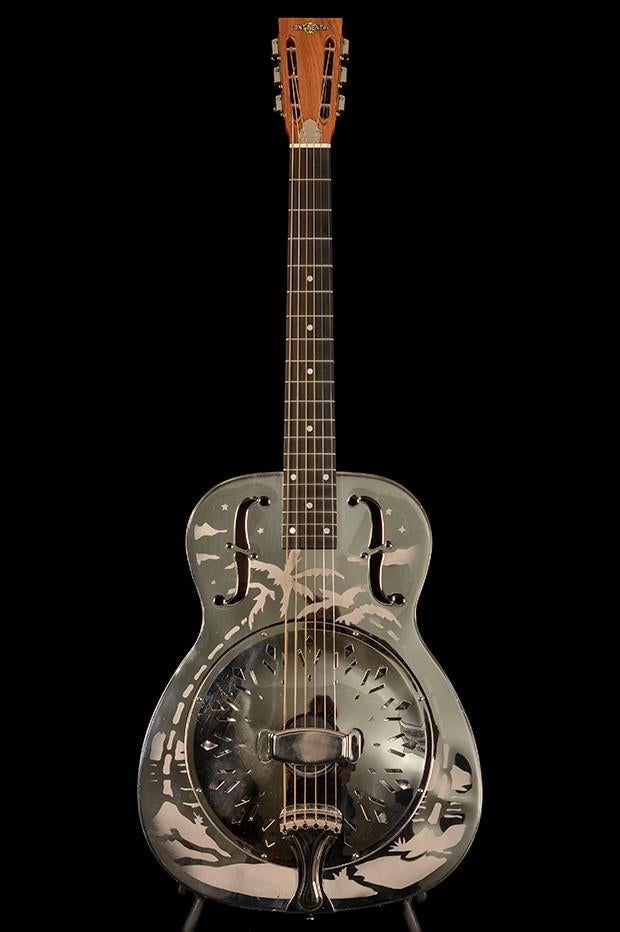 Continental Style O Resonator Gitaar - Zeer Nette Staat, Ophalen, Zo goed als nieuw, Resonator- of Dobrogitaar