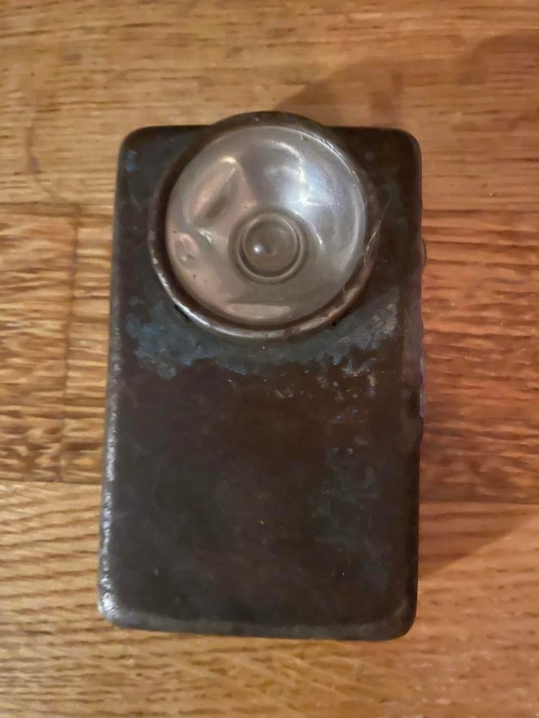 Vintage Zaklamp, Caravans en Kamperen, Ophalen of Verzenden, Gebruikt, Batterij