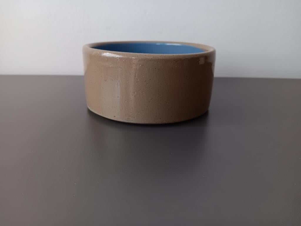 Keramisch schaaltje blauw beige, Huis en Inrichting, Keuken | Keukenbenodigdheden, Ophalen of Verzenden, Gebruikt