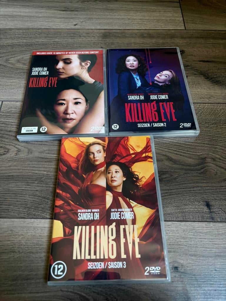 Killing Eve seizoen 1,2 en 3, Vanaf 12 jaar, Ophalen of Verzenden, Zo goed als nieuw, Actie en Avontuur