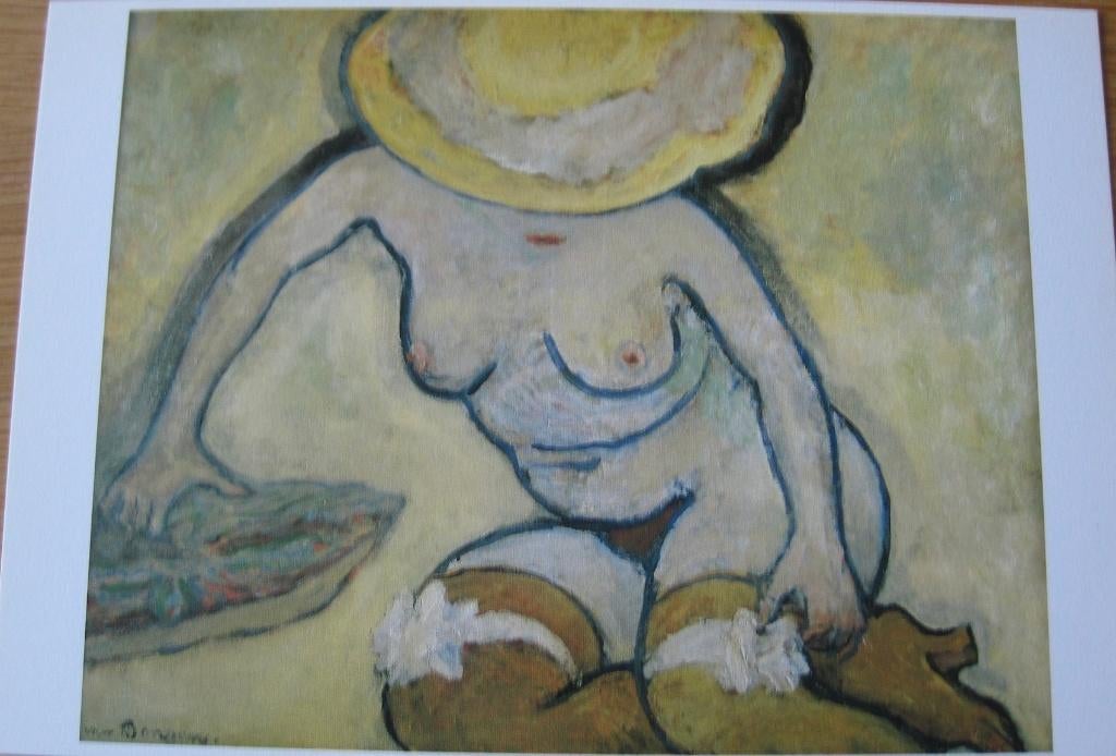 Kees van Dongen - De kousenband - 1906 - nieuwe ansichtkaart, Verzamelen, Verzenden, 1980 tot heden, Ongelopen, Overige thema's