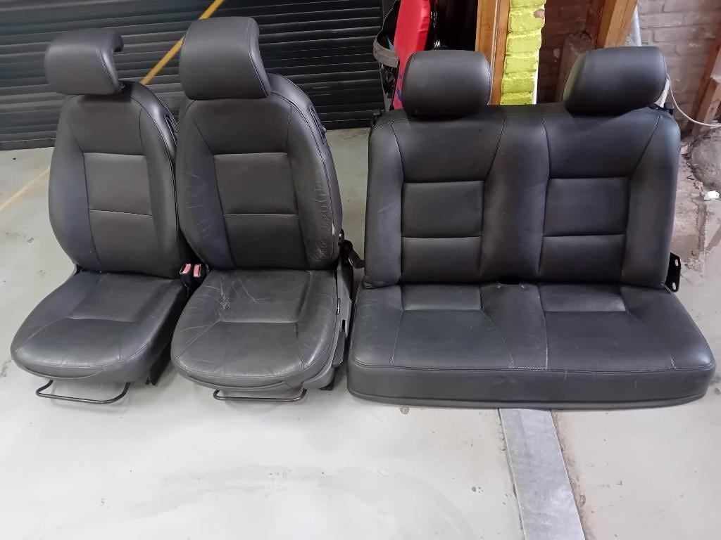 Lederen interieur donkergrijs/zwart Saab 9-3 cabriolet, 2000, Ophalen, Gebruikt